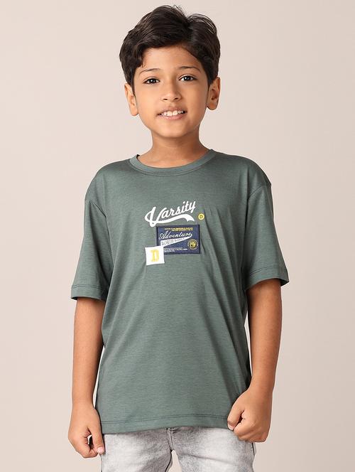 boys printed round neck t-shirt - 21495352 - Very Small Image - 1