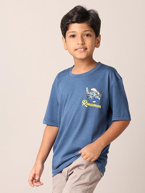 boys printed round neck t-shirt - 21495355 - Very Small Image - 1