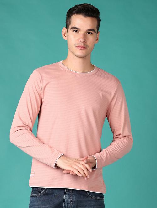 men self design long sleeve t-shirt - 21496749 - Very Small Image - 1