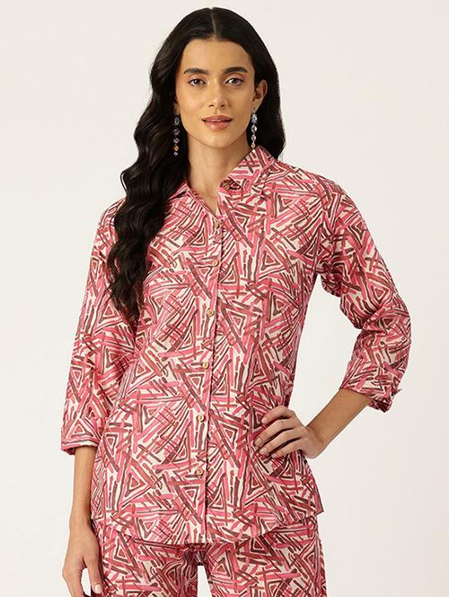 women collared printed regular shirt - 21497307 - Very Small Image - 1