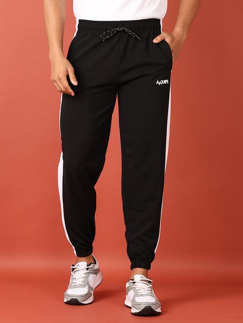 men mid rise side taped jogger - 21497611 - Very Small Image - 1