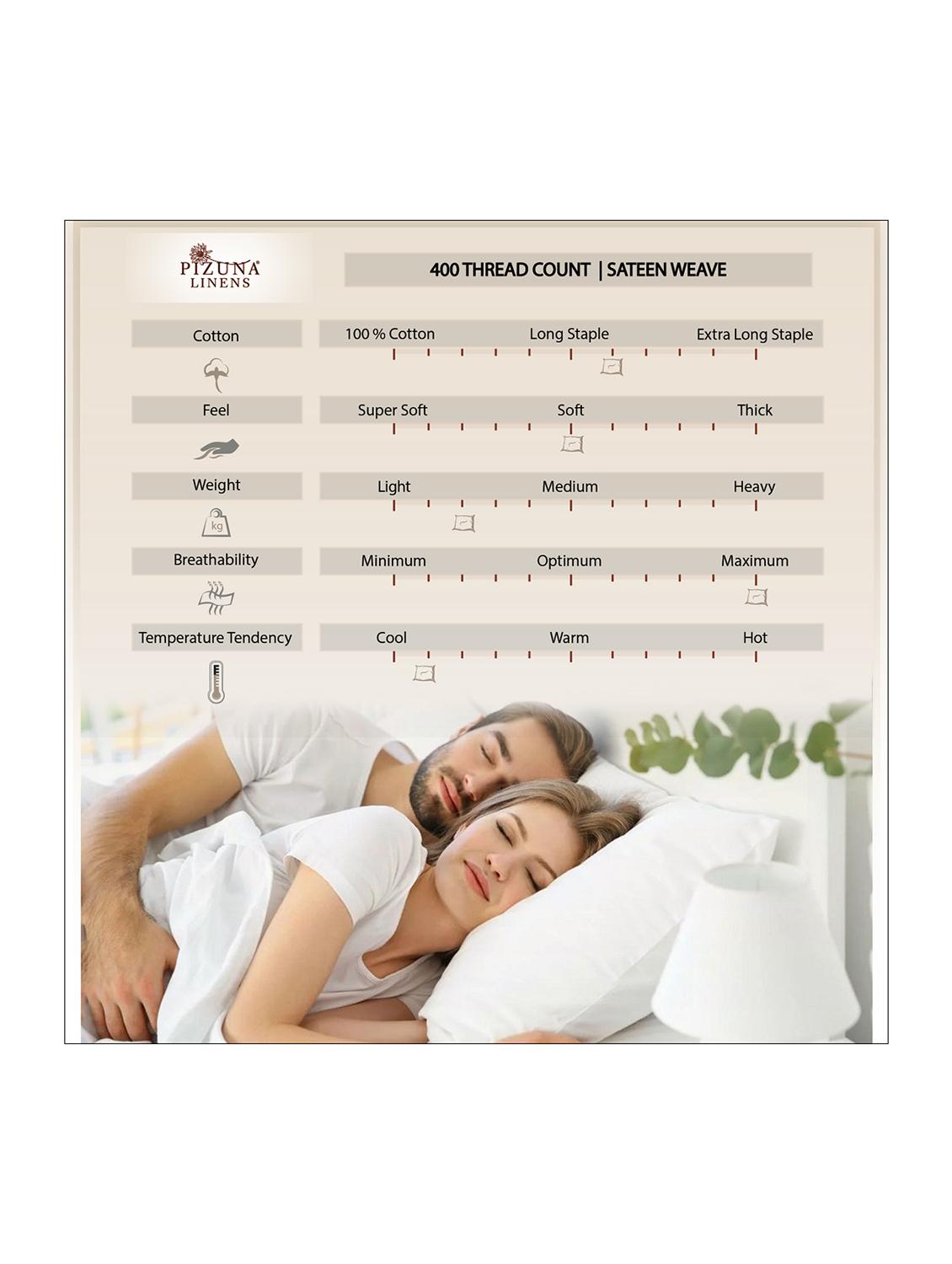 pizuna linens 400tc 100% cotton napkins 8 pack new ivory - 21498458 - Standard Image - 3