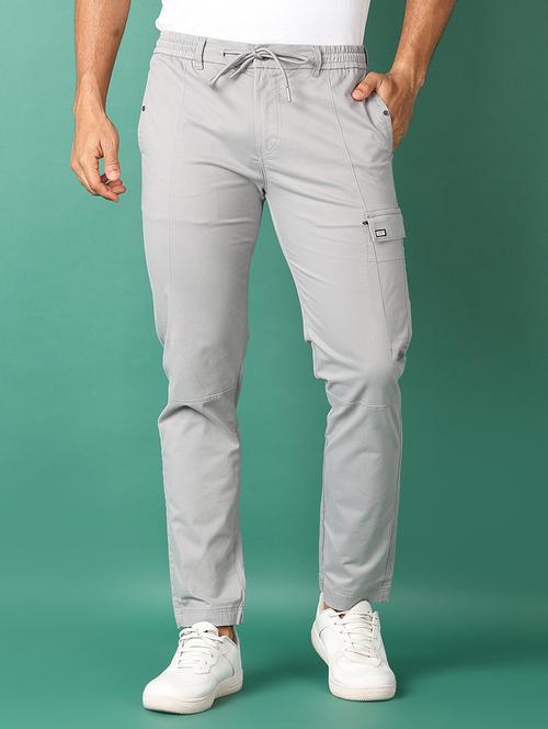 men solid regular fit cargo pant - 21498553 - Very Small Image - 1