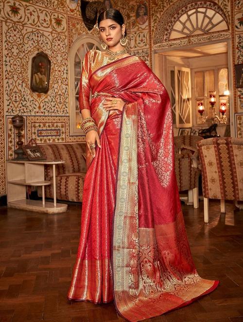 women self design banarasi saree - 21499448 - Very Small Image - 1