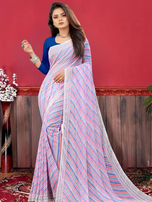 women geometric printed saree - 21499485 - Very Small Image - 1