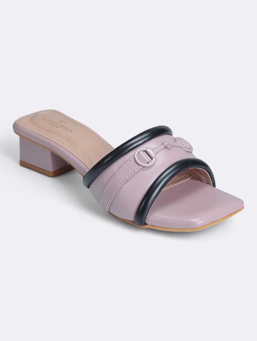 pink synthetic slip on sandals - 21500490 - Zoom Image - 1