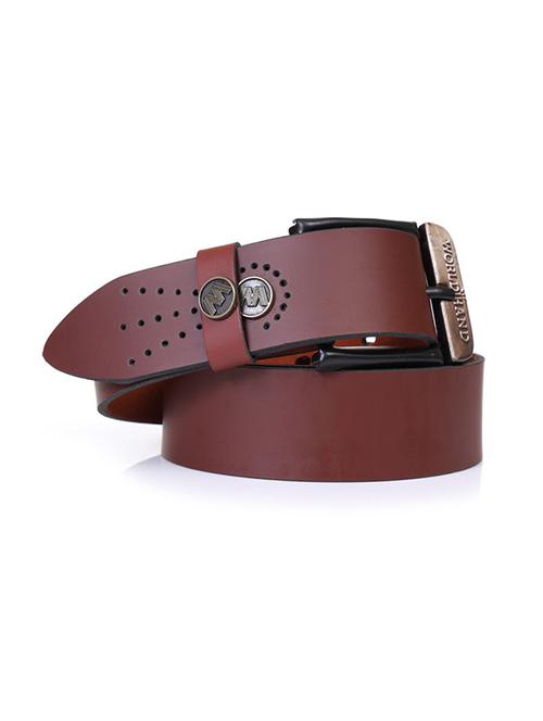 men brown leather belt - 21500697 - Very Small Image - 1