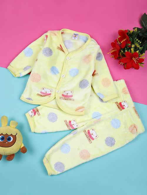 kids printed full length twin set - 21500931 - Very Small Image - 1