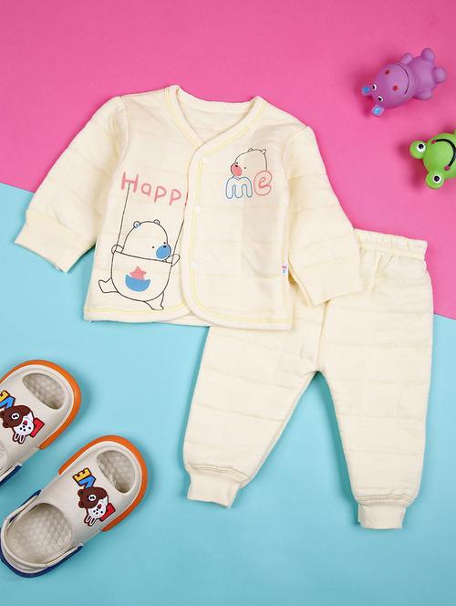 boys printed winterwear full length set - 21501903 - Very Small Image - 1