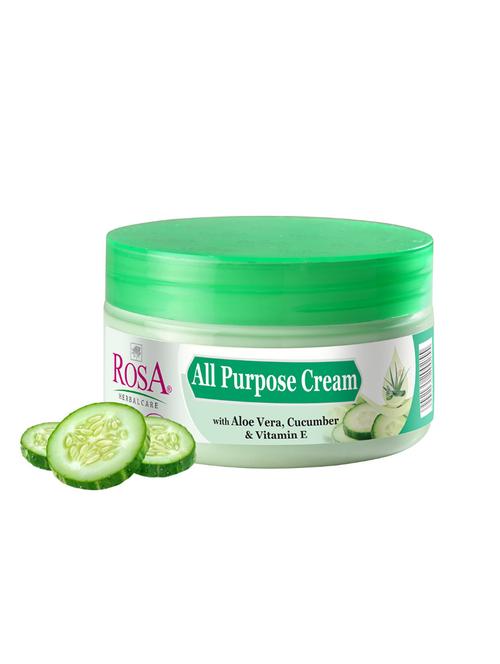 rosa all purpose cream with aloe vera, cucumber & vitamin e i moisturizing and soothing , - 21502361 - Very Small Image - 1