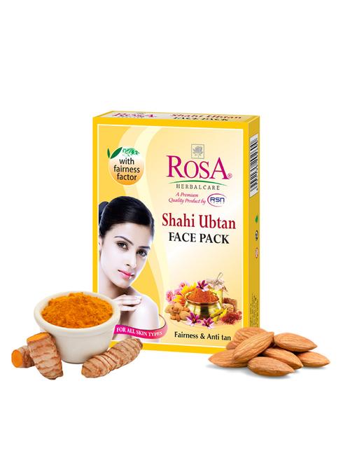 Rosa Shahi Ubtan Face Pack With Besan, Rose & Turmeric - 21502414 - Very Small Image - 1