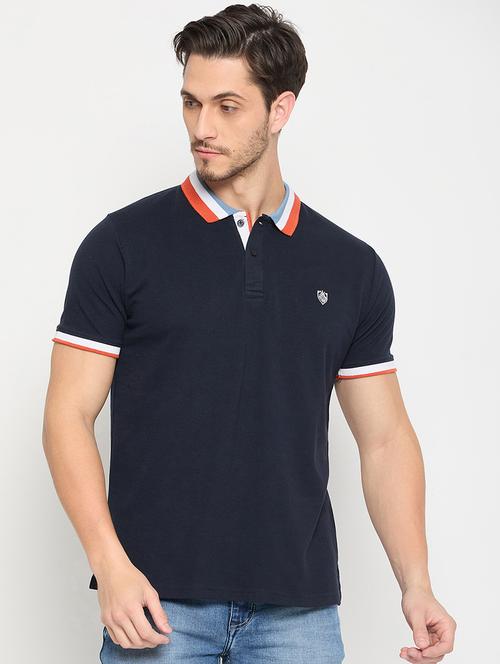 men polo neck plain t-shirt - 21502598 - Very Small Image - 1