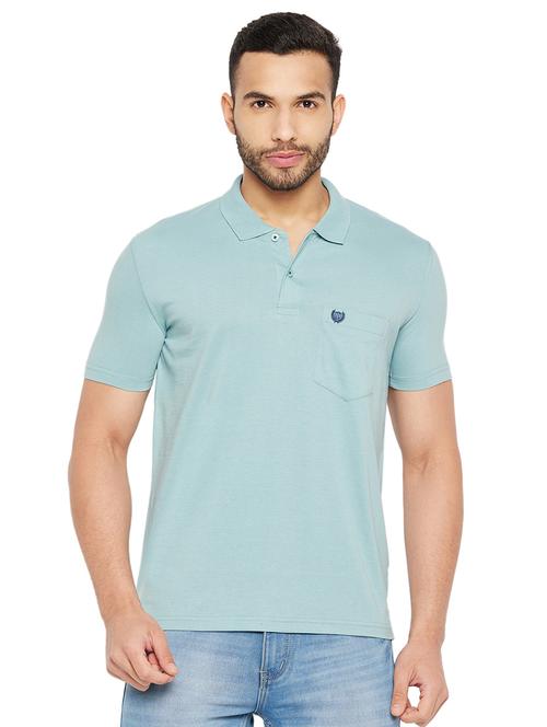 men polo neck plain t-shirt - 21502633 - Very Small Image - 1