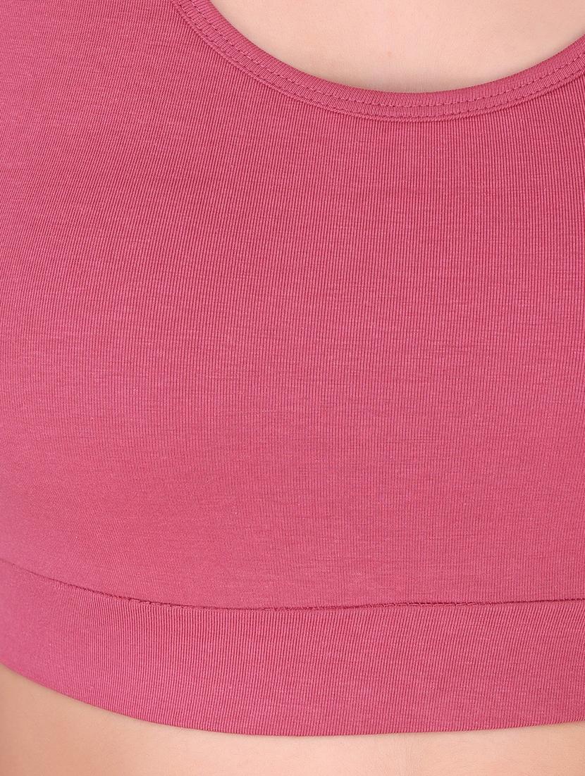 women solid full coverage sports bra - 21502852 - Standard Image - 3