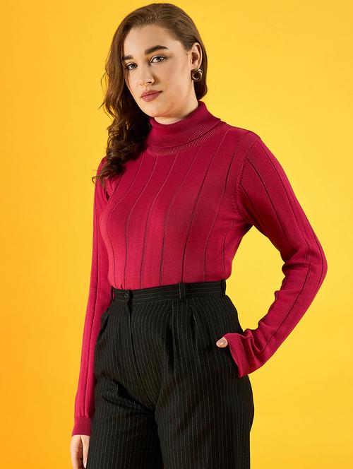 women pink cotton pullover - 21503684 - Very Small Image - 1