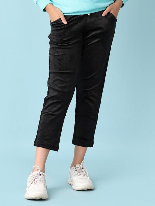 girls black cotton pyjama - 21505543 - Very Small Image - 1