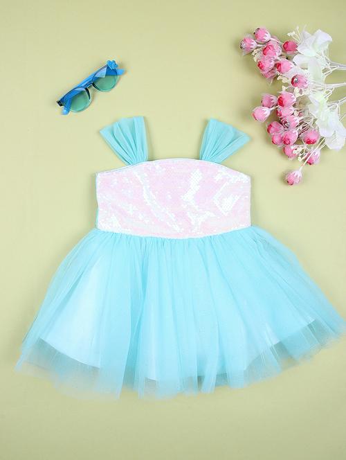girls self design party wear frock  - 21505586 - Very Small Image - 1
