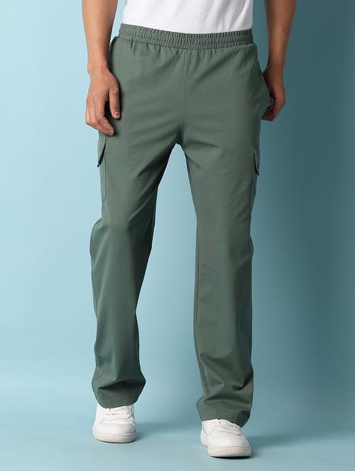 men mid rise solid cargo - 21505608 - Very Small Image - 1