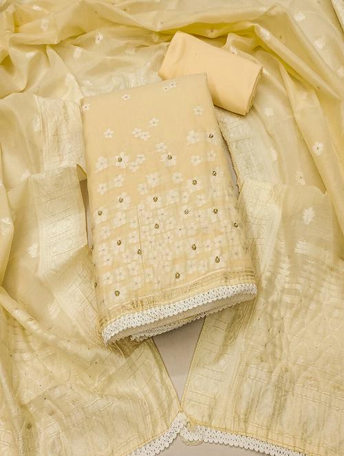 women embellished unstitched suit - 21507251 - Very Small Image - 1