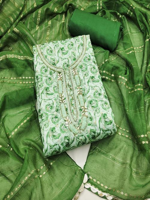 women embellished unstitched suit - 21507263 - Very Small Image - 1