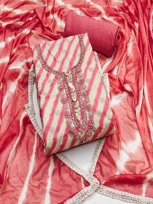 women embellished unstitched suit - 21507272 - Very Small Image - 1