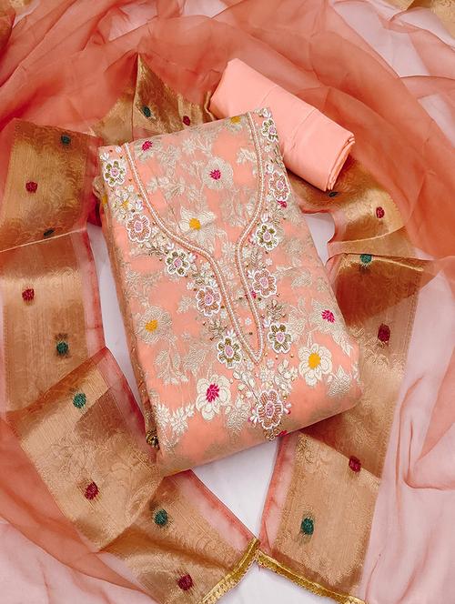 women embellished unstitched suit - 21507288 - Very Small Image - 1