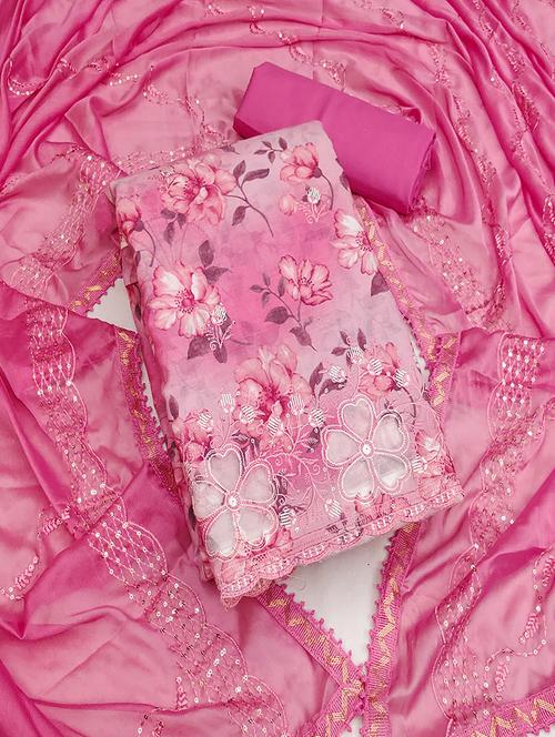 women embroidered unstitched suit - 21507295 - Very Small Image - 1