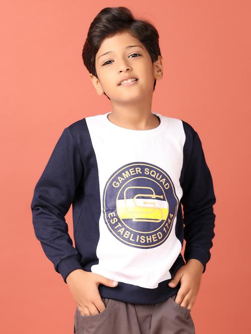 boys color block long sleeve sweatshirt - 21507657 - Very Small Image - 1