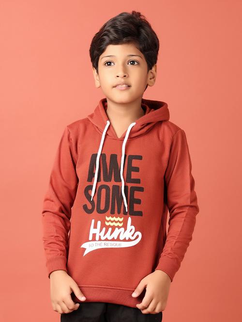 boys front print long sleeve sweatshirt - 21507660 - Very Small Image - 1