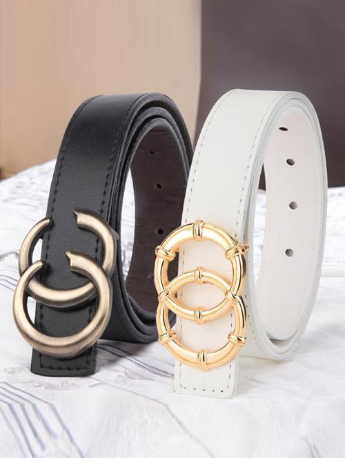 pack of 2 multi colored belt - 21508280 - Very Small Image - 1