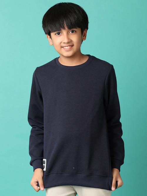 boys long sleeves plain sweatshirt - 21508396 - Very Small Image - 1