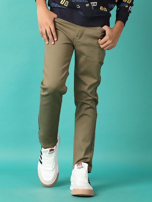 boys green plain jean - 21508446 - Very Small Image - 1