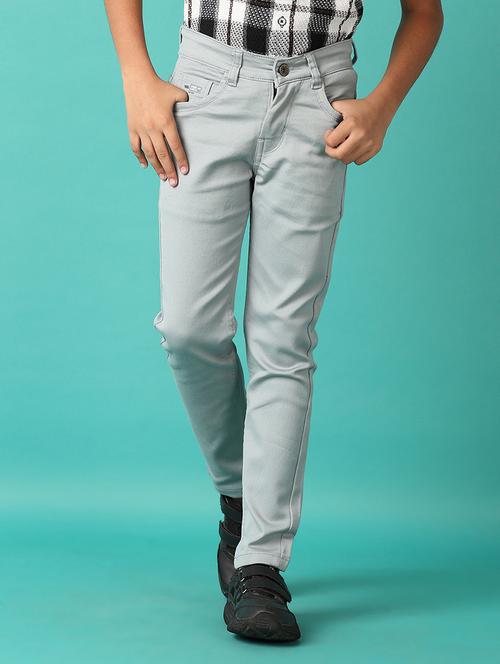 boys green plain jean - 21508448 - Very Small Image - 1