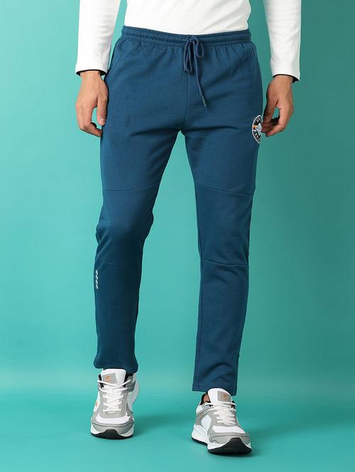 men mid rise solid full length track pant - 21508522 - Very Small Image - 1