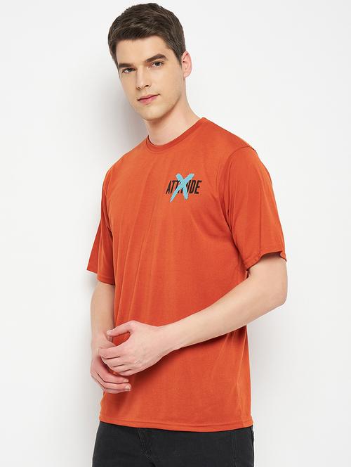 men back print round neck t-shirt - 21508700 - Very Small Image - 1