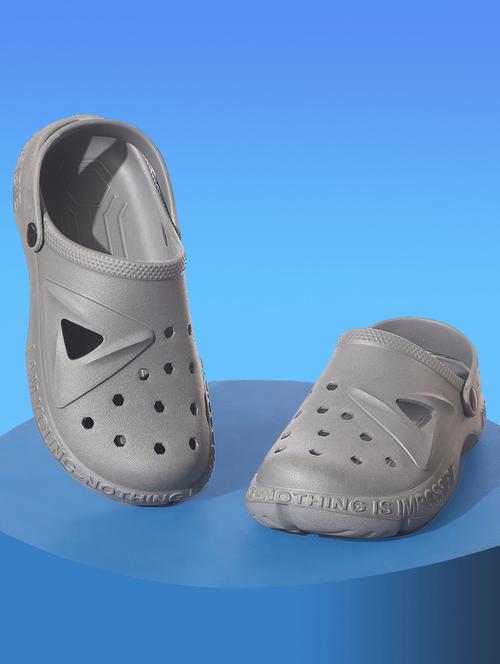 men grey slip on clogs - 21508827 - Very Small Image - 1