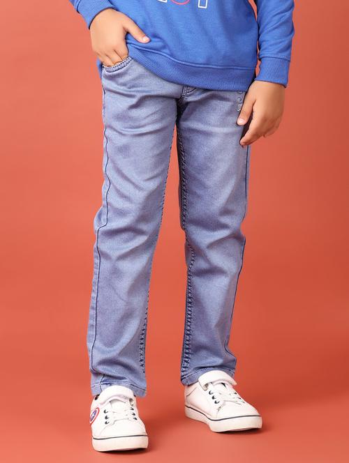 boys light blue plain jean - 21509980 - Very Small Image - 1