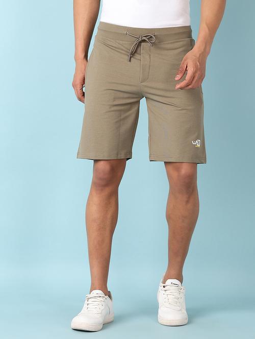 men mid rise solid shorts - 21510005 - Very Small Image - 1