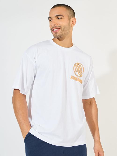 men printed oversized short sleeves t-shirt - 21510600 - Very Small Image - 1