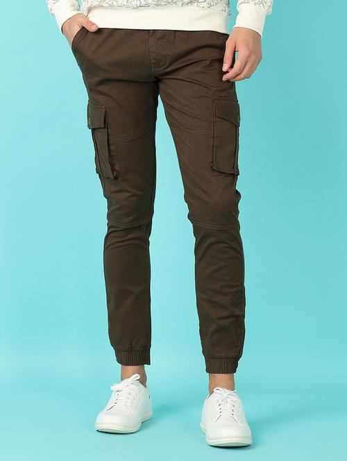 men mid rise solid cargo - 21510846 - Very Small Image - 1
