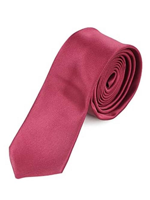 men maroon plain ties - 21511797 - Very Small Image - 1