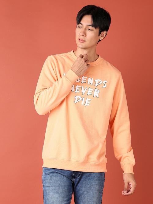 men long sleeve front printed sweatshirt - 21512538 - Very Small Image - 1