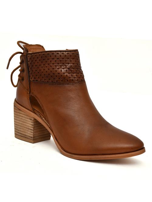 women solid ankle length boots - 21513329 - Very Small Image - 1