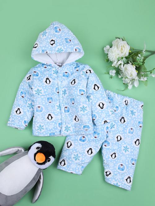 boys printed winterwear full length set - 21513437 - Very Small Image - 1