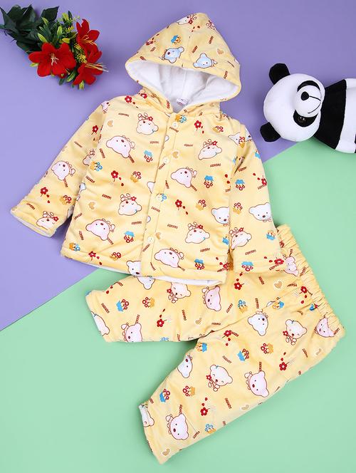 boys printed winterwear full length set - 21513438 - Very Small Image - 1