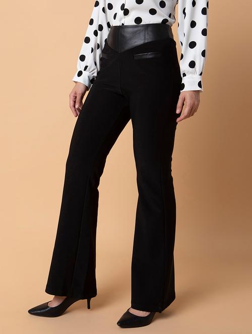 women black lycra bootcut trouser - 21514475 - Very Small Image - 1