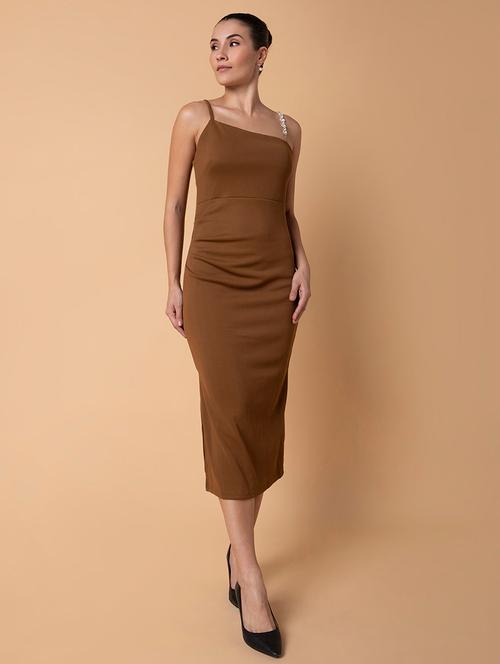 women solid sleeveless sheath dress - 21514528 - Very Small Image - 1