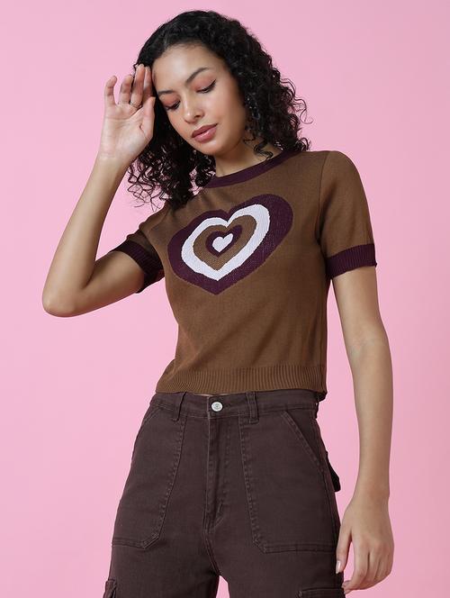 women short sleeve self-designed regular top - 21514991 - Very Small Image - 1