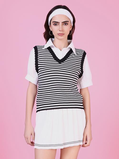 women self design short sleeve shirt top - 21515128 - Very Small Image - 1