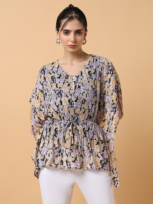 women floral printed peplum top - 21515145 - Very Small Image - 1